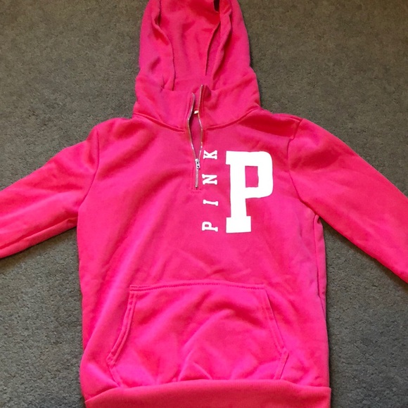 Other - Pink Quarter Zip Hoodie